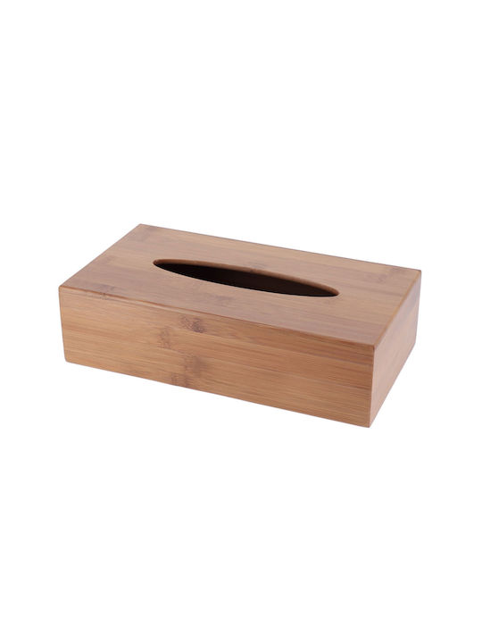 Atmosphera Θήκη για Χαρτομάντηλα Ξύλινη Καφέ 26x14x7cm 6725195