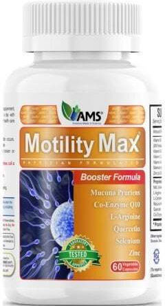 AMS Motility Max Special Food Supplement 60 caps