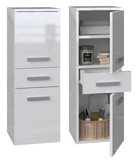 Nel V Dds White Gloss Bathroom Column Nel V Dds White Gloss Bathroom Column