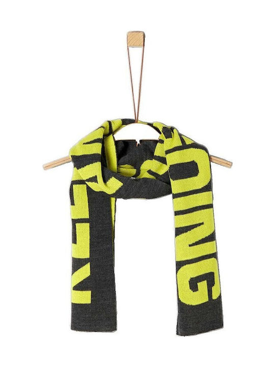 Kids Knitted Scarf Gray