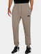 Sweatpants with Elastic Stone Grey