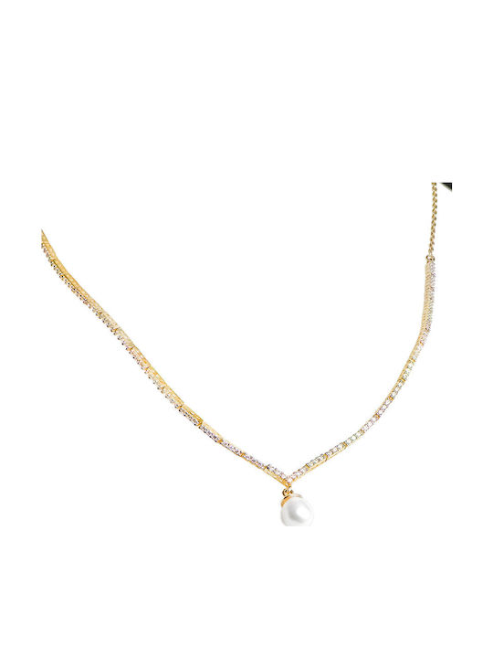 Tasoulis Jewellery Collection from Gold 14K with Pearls