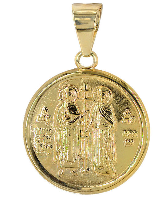 Tasoulis Jewellery Collection Charm Talisman Constantine From 9 K Gold