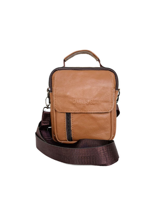 Herren Leder Tasche 9004.TA Tan