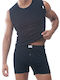 Herren Unterhemden in Schwarz Farbe 1Packung
