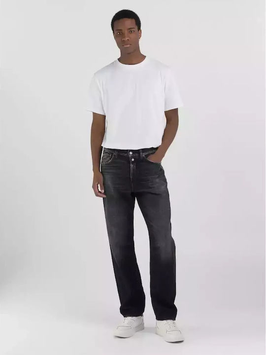 Replay 9zero1 Herren Jeanshose Gerade Anthracite