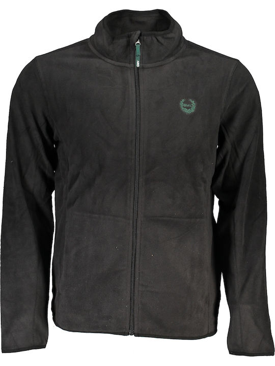 Gian Marco Venturi Herren Fleecejacke Schwarz