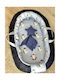 Velvet White Baby Nest Navy Blue