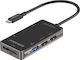 Promate PrimeHub-Lite USB-C Docking Station with HDMI 4K PD Gray