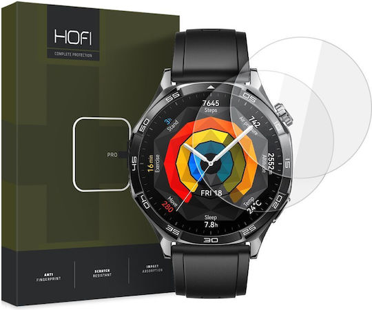Hofi Glass Pro+ Tempered Glass for the Huawei Watch GT 5 46 mm 2pcs