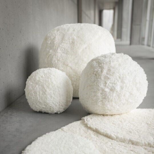 Abyss & Habidecor Πατάκι Μπάνιου Στρογγυλό Ballon 0991-23103 Εκρού Φ32εκ.