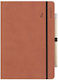 adBook Σημειωματάριο Ριγέ Καφέ