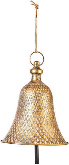 Arpimex Srl Weihnachtsmetallglocke Gold 26cm