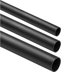 Electrical Wiring Pipe Rigid Smooth Black CRL-18 2m Pack 25pcs