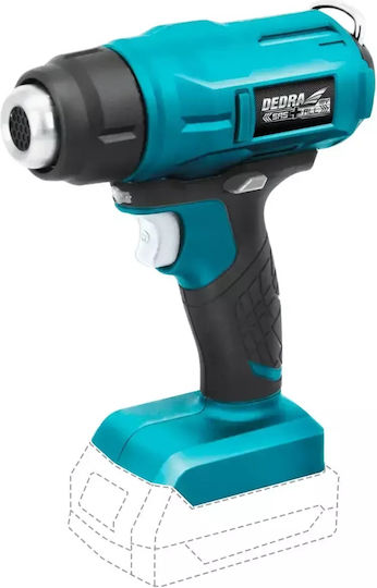 Dedra DED7058 Pistol termic 18V Solo cu control de temperatură până la 550°C