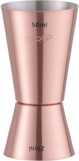 Διπλή Μεζούρα Ποτών με Χωρητικότητα 50/50ml Copper 8711369596548
