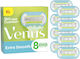 Venus Extra Smooth Ανταλλακτικές Κεφαλές με 5 Λεπίδες & Λιπαντική Ταινία 8τμχ