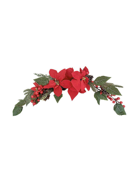 Christmas Arch Decoration Poinsettias 90cm Xmasfest 1133517