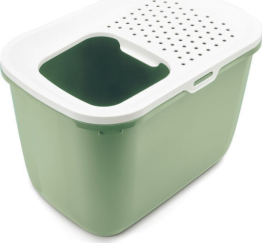 Savic Hop-in Katzentoilette Geschlossen Grün L25 x B39 x H39cm