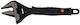 French Wrench with Adjustable Opening 35mm and Anti-Slip Handle