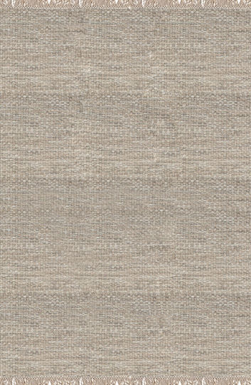 Wollteppich Woll-Kelim Dunkelbeige 190x280 Polcarpet