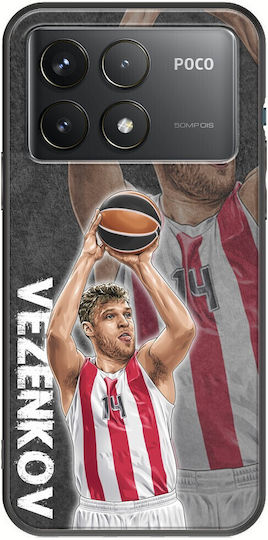Euroleague Stars Sasha Vezenkov Xiaomi Poco F6 Pro 5g Black TPU Black Silicone