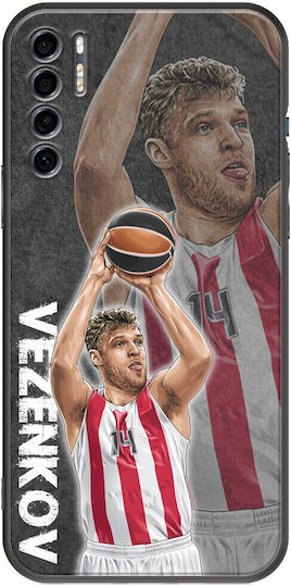 Stelele Euroleague Sasha Vezenkov Tcl 20s 20 5g 20l 20l+ Negru TPU Silicon Negru