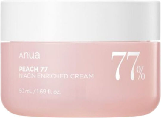 Anua Peach 77% Cremă Hidratantă Rich de Față cu Colagen și Ceramide 50ml