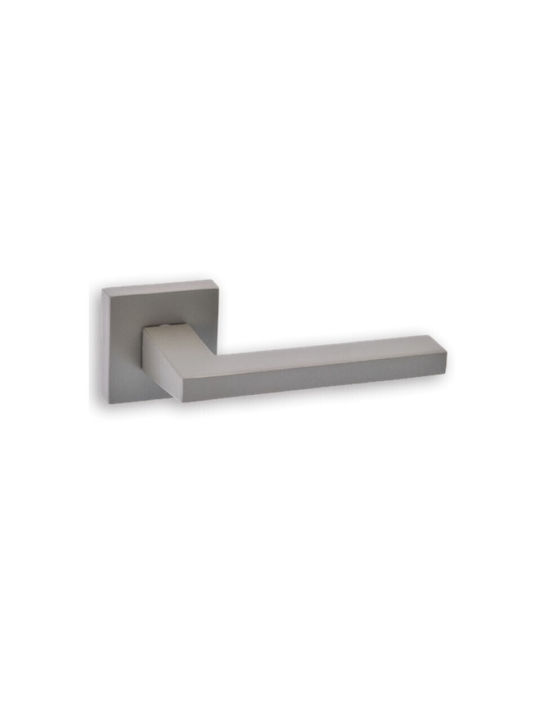 Best Design Lever Front Door with Plate Pair (Center Distance 135mm) Sahara