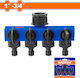Wadfow WHHC1402 Ταχυσύνδεσμος 25.4mm 6τμχ