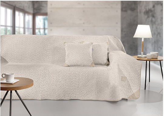 Guy Laroche Lama Покривка За Триместен Диван 170x300см Бежова