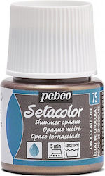 Setacolor Shimmer Opaque Pebeo Chocolate Chip 45ml