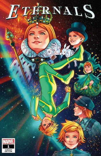 Comic Issue Eternals #01 1/25 Bartel Variant Cover Comic Issue Eternals #01 1/25 Bartel Variant Cover