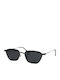 Looks Style Eyewear Γυναικεία Γυαλιά Ηλίου με Μαύρο Μεταλλικό Σκελετό και Μαύρο Φακό 74bex-00007