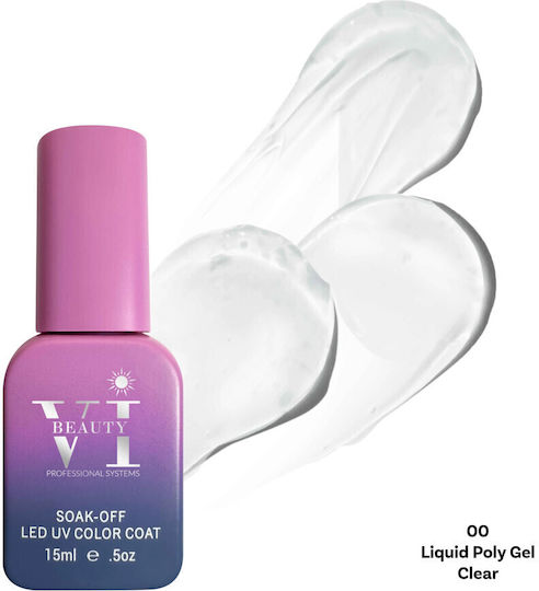 Beauty VI Gel Νυχιών 00 Clear 15ml