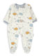 Babybol Baby Bodysuit Long-Sleeved Velvet Ivory