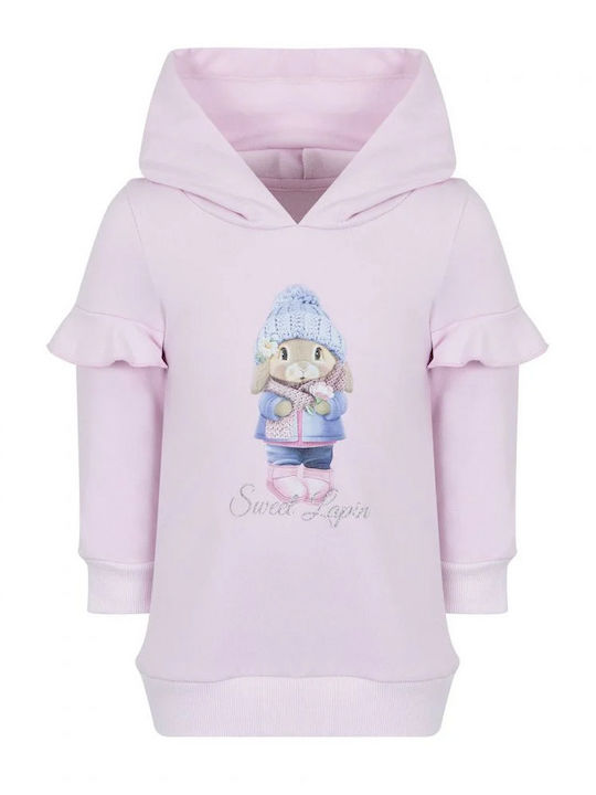 Kinderkleid Kurzärmelig Pink-lilac