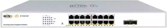 Wi-Tek WI-PCES318GF v2 Managed L2 PoE+ Switch με 16 Θύρες Gigabit (1Gbps) Ethernet και 2 SFP Θύρες