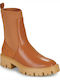 Damen Chelsea Stiefeletten Braun