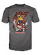 Funko Pop Tee Adult Deadpool King Deadpool T-shirt M 889698829502