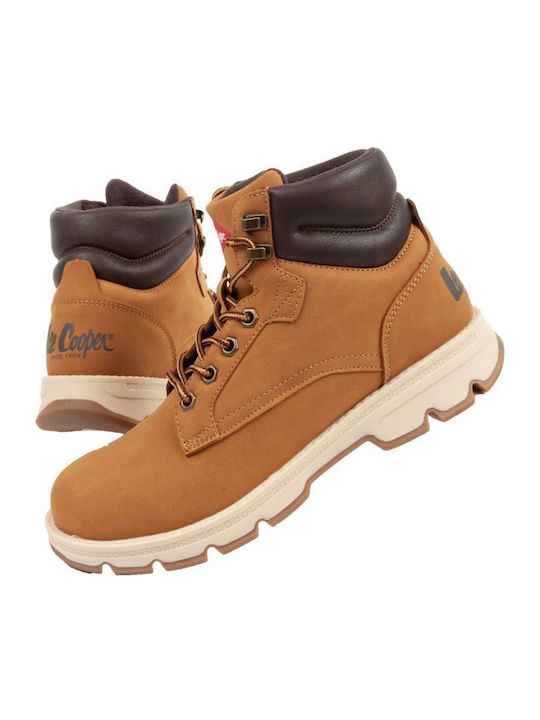 Leather Women's Ankle Boots Brown