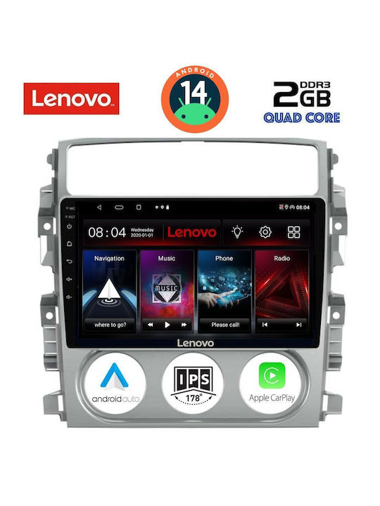 Lenovo Автомобилна Аудио Система (Блутут/USB/AUX/WiFi/GPS/Apple-Carplay/Android-Auto) с Тъчскрийн 9"