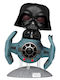 Funko Поп! Филми: Star Wars - Darth Vader с Tie Advanced X1 Starfighter 742 Люлееща се глава