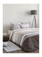 Nima Duvet Single 170x240cm Sharp Gray, Ecru