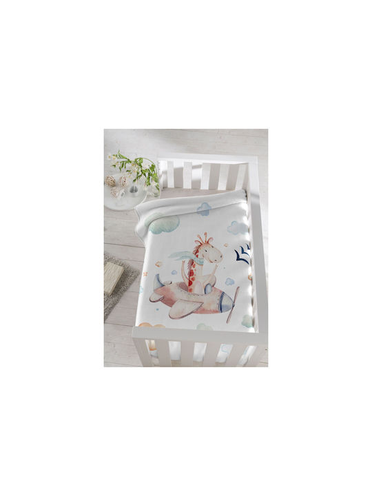 Piel SA Blanket Spanish Cot Velvet Gray Grey 110x140cm