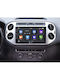 Dynavin Ηχοσύστημα Αυτοκινήτου για Volkswagen Tiguan 2007-2016 (Bluetooth/USB/WiFi/GPS/Apple-Carplay/Android-Auto) με Οθόνη Αφής 9"