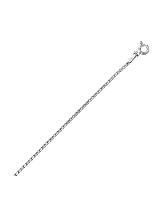 VTJ Сребърна Веригa За Врат Тънка Дебелина 1.4mm и Дължина 50cm