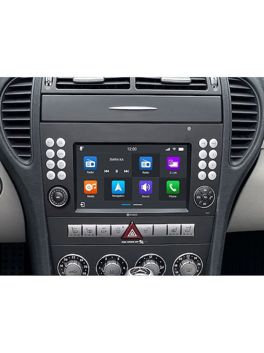 Dynavin Car Audio System for Mercedes-Benz SLK 2004-2010 (Bluetooth/USB/WiFi/GPS/Apple-Carplay/Android-Auto) with Touch Screen 7"