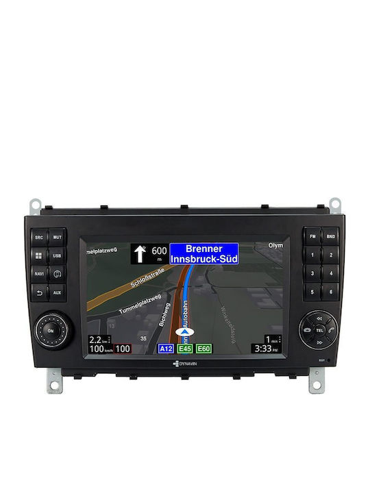 Dynavin Ηχοσύστημα Αυτοκινήτου για Mercedes-Benz CLK Class 2005-2009 (Bluetooth/USB/WiFi/GPS/Apple-Carplay/Android-Auto) με Οθόνη Αφής 7"
