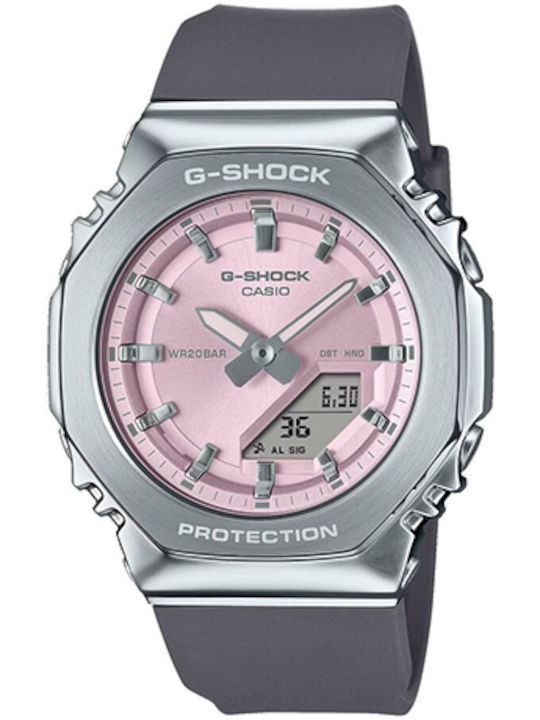 Casio G-shock Ρολόι Μπαταρίας με Καουτσούκ Λουράκι